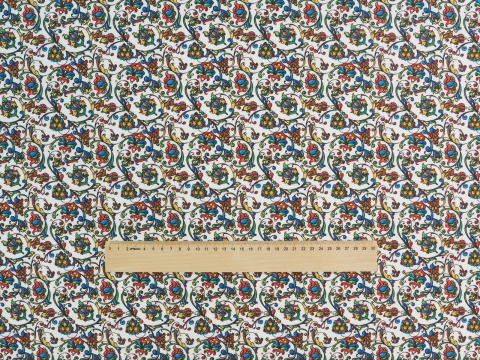 Bawełna - Kwiatowe ornamenty Bawełna - Kwiatowe ornamenty