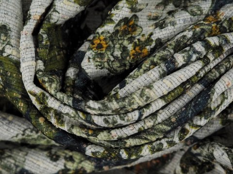 Chanelka - Zielone kwiaty i motyle Chanelka - Zielone kwiaty i motyle