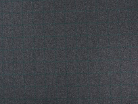 Wełna z kaszmirem - Szarośc i zielona krata Wełna z kaszmirem - Szarośc i zielona krata