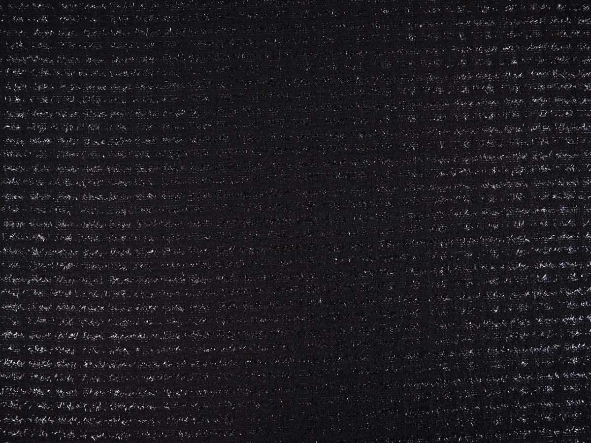 chanelka czarna lurex chanelka czarna lurex