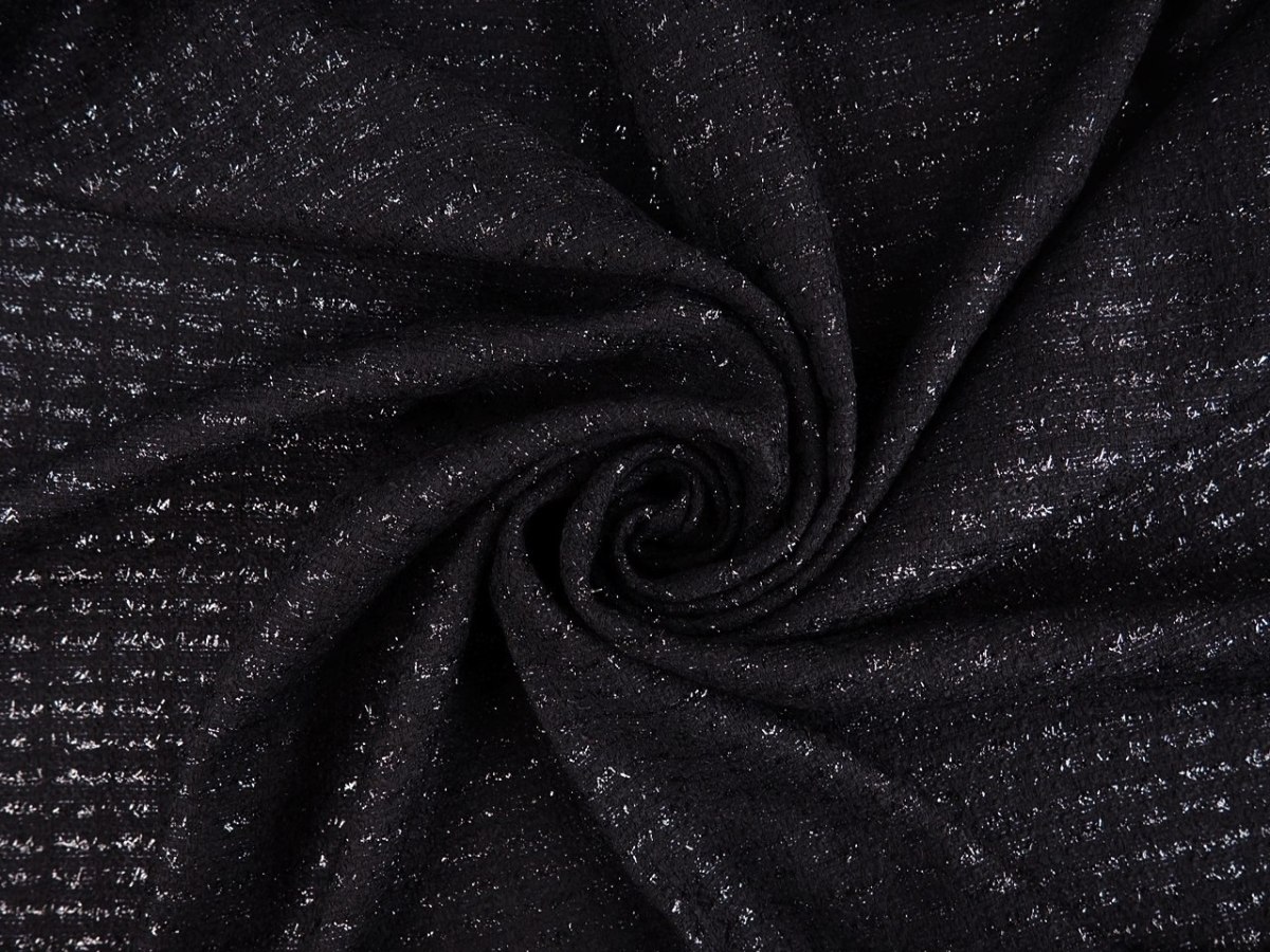 chanelka czarna lurex chanelka czarna lurex