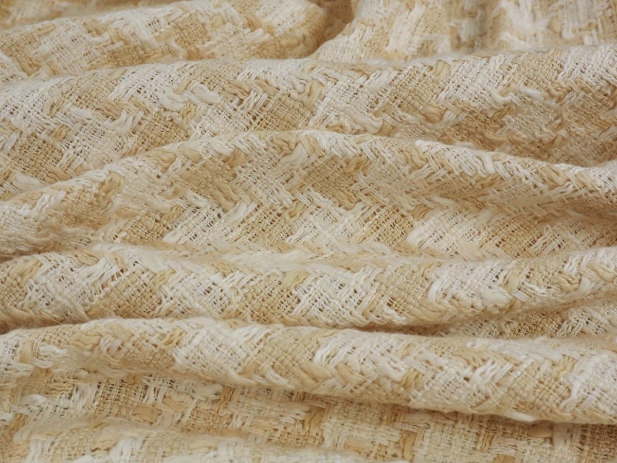 chanelka biało kremowa pepitka chanelka biało kremowa pepitka