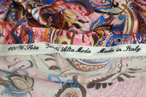 Jedwab Alta Moda - Paisley elastyczny - kupon 2.1 Jedwab Alta Moda - Paisley elastyczny - kupon 2.1