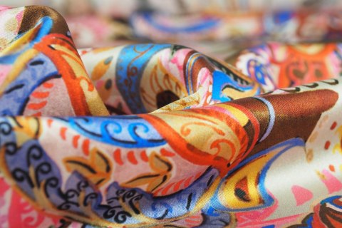 Jedwab Alta Moda - Paisley elastyczny - kupon 2.1 Jedwab Alta Moda - Paisley elastyczny - kupon 2.1