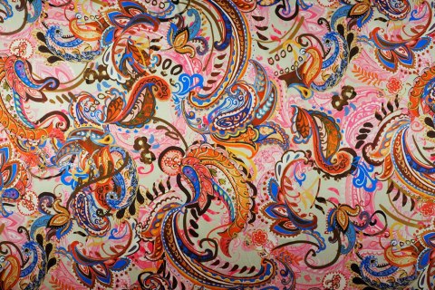 Jedwab Alta Moda - Paisley elastyczny - kupon 2.1 Jedwab Alta Moda - Paisley elastyczny - kupon 2.1