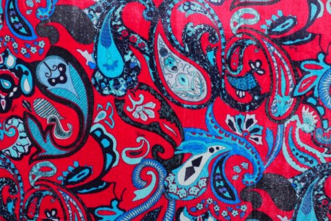 Aksamit Pucci - Fuksja i fiolet paisley Aksamit Pucci - Fuksja i fiolet paisley