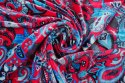 Aksamit Pucci - Fuksja i fiolet paisley Aksamit Pucci - Fuksja i fiolet paisley
