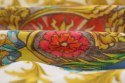 Jedwab sygnowany - Krepa biała w słońca Jedwab sygnowany - Krepa biała w słońca