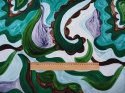 jedwab satyna w duży, orientalny wzór z paisleyem