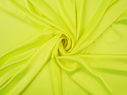jedwab w kolorze neonowym żółtym