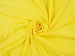 jedwab krepa w kolorze jasnym żółtym